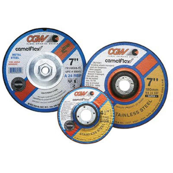 Cgw Abrasives 4-1-2X1-4X5-8-11 A24-N-Bf Steel T27 Dp Ct Whl 421-35623 - main